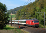 Lokomotiva: Re 460.006-0 | Vlak: IR 2469 ( Basel SBB - Luzern ) | Místo a datum: Tecknau 28.09.2009