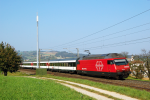 Lokomotiva: Re 460.009-4 | Vlak: IR 2071 ( Basel SBB - Zürich Flughafen ) | Místo a datum: Frick 28.09.2009