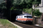 Lokomotiva: Re 460.015-1 | Vlak: D 1571 ( Schaffhausen - Locarno ) | Místo a datum: Giornico 07.07.1997
