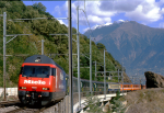 Lokomotiva: Re 460.019-3 | Vlak: IC 334 ( Milano Centrale - Bern ) | Místo a datum: Lalden 23.09.1995