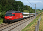 Lokomotiva: Re 460.036-7 | Vlak: IC 862 ( Brig - Basel SBB ) | Místo a datum: Kumm 19.06.2006