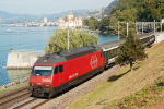 Lokomotiva: Re 460.056-5 | Vlak: IR 1723 | Místo a datum: Chillon 02.10.2009