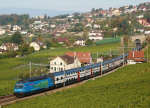 Lokomotiva: Re 460.071-7 | Vlak: IC 719 ( Geneve Aeroport - St.Gallen ) | Msto a datum: Bossiere 02.10.2009