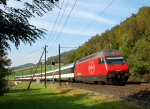 Lokomotiva: Re 460.095-3 | Vlak: IR 2470 ( Luzern - Basel SBB ) | Místo a datum: Tecknau 28.09.2009