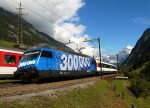 Lokomotiva: Re 460.106-8 | Vlak: Sdz  ( Zürich HB - Biasca ) | Místo a datum: Wassen 07.09.2007