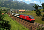 Lokomotiva: Re 460.112-6 | Vlak: IC 820 ( Romanshorn - Brig ) | Msto a datum: Frutigen 19.06.2006