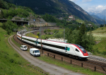 Lokomotiva: RABDe 500.012 | Vlak: ICN 675 ( Basel SBB - Chiasso ) | Msto a datum: Wassen 03.06.2009