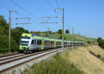 Lokomotiva: RABe 535.109 + RABe 535.108 | Vlak: RE 4262 Lötschberger ( Domodossola - Bern ) | Místo a datum: Kumm 20.08.2018
