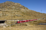 Lokomotiva: ABe 8/12 3506 | Vlak: R 4648 ( Tirano - St.Moritz ) | Místo a datum: Ospizio Bernina 25.09.2021