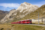 Lokomotiva: ABe 8/12 3506 | Vlak: R 1641 ( St.Moritz - Tirano ) | Místo a datum: Ospizio Bernina 25.09.2021