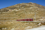 Lokomotiva: ABe 8/12 3511 | Vlak: R 4637 ( St.Moritz - Tirano ) | Místo a datum: Ospizio Bernina 25.09.2021