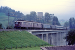Lokomotiva: Ae 8/8 272 | Vlak: IC 811 ( Basel SBB - Brig ) | Místo a datum: Frutigen 22.09.1995