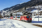Lokomotiva: Ge 4/4 630 | Vlak: GE 902 Glacier-Express ( Zermatt - St.Moritz ) | Místo a datum: Trun 08.02.2022