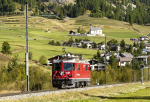 Lokomotiva: Ge 4/4 631 | Vlak: Lz ( St.Moritz - Samedan ) | Místo a datum: Samedan 25.09.2021