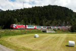 Lokomotiva: Ge 4/4 651 | Vlak: D 905 Glacier-Express ( St.Moritz - Zermatt ) | Msto a datum: Surava 02.06.2009