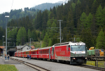Lokomotiva: Ge 4/4 651 | Vlak: RE 1128 ( St.Moritz - Chur ) | Msto a datum: Preda 04.06.2009