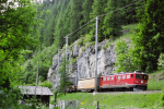 Lokomotiva: Ge 6/6 701 | Vlak: G 5561 | Místo a datum: Bergün/Bravuogn 05.06.2000