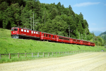 Lokomotiva: Ge 6/6 703 | Vlak: R 224 ( Disentis/Mustér - Chur ) | Místo a datum: Reichenau-Tamins 20.07.2003