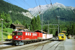 Lokomotiva: Ge 6/6 704 | Vlak: G 5576 | Místo a datum: Bergün/Bravuogn 19.07.2003
