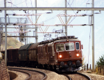 Lokomotiva: Re 4/4 167 + Re 4/4 165 | Místo a datum: Hohtenn 27.10.1995
