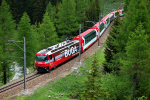 Lokomotiva: Ge 4/4 646 | Vlak: D 905 Glacier-Express ( St.Moritz - Zermatt ) | Msto a datum: Preda 04.06.2009