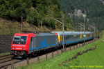 Lokomotiva: Re 484.013 | Vlak: Sdz 33569 ( Rotkreuz - Bellinzona ) | Msto a datum: Wassen 08.09.2007