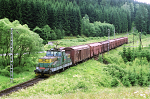 Lokomotiva: 110.147-6 | Vlak: Mn | Msto a datum: Romberk nad Vltavou 10.07.1998