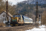 Lokomotiva: 111.028-7 | Vlak: Sv 1306 ( Bohumn - Praha ONJ ) | Msto a datum: Brands nad Labem 20.03.2013
