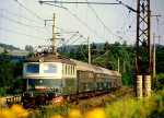 Lokomotiva: 141.004-2 | Vlak: Os 9216 ( Zruč nad Sázavou - Praha hl.n. ) | Místo a datum: Mirošovice u Prahy 30.07.1995