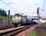 Lokomotiva: 141.033-1 | Vlak: R 1103 ( Chomutov - Český Těšín ) | Místo a datum: Most 10.05.1990