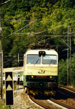 Lokomotiva: 150.005-7 | Vlak: R 1541 | Místo a datum: Brandýs nad Orlicí 22.08.2003