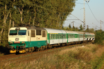 Lokomotiva: 150.024-8 | Vlak: R 757 Klidn sla ( Plze hl.n. - Jesenk ) | Msto a datum: Podbrady 14.09.2006