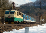 Lokomotiva: 150.209-5 | Vlak: R 704 Dřevnice ( Luhačovice - Praha hl.n. ) | Místo a datum: Brandýs nad Orlicí   20.03.2013