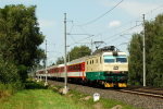 Lokomotiva: 150.215-2 | Vlak: EC 121 Koian ( Praha hl.n. - Koice ) | Msto a datum: Chvaletice 16.07.2009