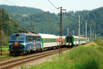 Lokomotiva: 151.001-5 | Vlak: EC 141 Detvan ( Praha hl.n. - Zvolen os.st. ) | Msto a datum: Bezprv 12.07.2006