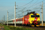 Lokomotiva: 151.001-5 | Vlak: Ex 143 Odra ( Praha hl.n. - Žilina ) | Místo a datum: Záboří nad Labem 16.07.2009