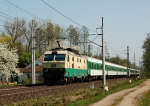 Lokomotiva: 151.004-9 | Vlak: EC 146 Jan Perner ( ilina - Praha hl.n. ) | Msto a datum: Zbo nad Labem 13.04.2009