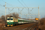 Lokomotiva: 151.007-2 | Vlak: EC 146 Jan Perner ( ilina - Praha hl.n. ) | Msto a datum: Kluov 03.01.2009