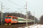 Lokomotiva: 151.019-7 | Vlak: Ex 526 Mojmr ( Luhaovice - Praha hl.n. ) | Msto a datum: Koln 18.01.2009