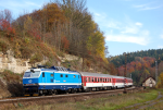 Lokomotiva: 151.020-5 | Vlak: Ex 150 Hukvaldy ( Žilina - Praha hl.n. ) | Místo a datum: Bezpráví   22.10.2013
