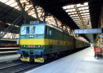 Lokomotiva: 162.037-6 | Vlak: R 495 ( Praha hl.n. - Katowice Gl. ) | Místo a datum: Praha hl.n.   20.02.1993