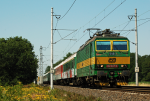 Lokomotiva: 162.037-6 | Vlak: R 705 Chodovar ( Cheb - Břeclav ) | Místo a datum: Starý Kolín 19.07.2006