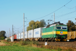 Lokomotiva: 163.010-2 | Vlak: Nex 55225 ( Praha-Uhříněves - Lípa nad Dřevnicí ) | Místo a datum: Starý Kolín 15.10.2011