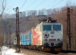 Lokomotiva: 163.043-3 | Vlak: Sp 1917 Sněžník ( Pardubice hl.n. - Klodzko Gl. ) | Místo a datum: Brandýs nad Orlicí 20.03.2013