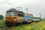 Lokomotiva: 230.054-9 | Vlak: Os 8335 ( Havlíčkův Brod - Horní Cerekev ) | Místo a datum: Švábov 01.06.2006