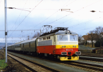 Lokomotiva: 242.277-2 | Vlak: Os 8007 ( Cheb - České Budějovice ) | Místo a datum: Nezvěstice 26.03.1995