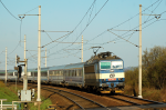 Lokomotiva: 362.164-6 | Vlak: EC 105 Sobieski ( Warstawa Wsch. - Wien Westbf. ) | Místo a datum: Osek nad Bečvou 17.04.2010