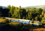 Lokomotiva: 362.168-7 | Vlak: R 1275 ( Praha hl.n. - Rimini ) | Místo a datum: Mnichovice 26.09.1997