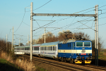 Lokomotiva: 362.171-1 | Vlak: EC 105 Sobieski ( Warstawa Wsch. - Wien Westbf. ) | Místo a datum: Osek nad Bečvou 24.04.2010