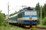 Lokomotiva: 362.172-9 | Vlak: R 685 ( Praha hl.n. - Brno hl.n. ) | Místo a datum: Leština u Světlé 23.06.2011